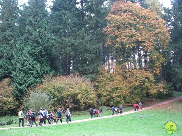 randonnée sportive avec joëlettes, Tervuren, 2012